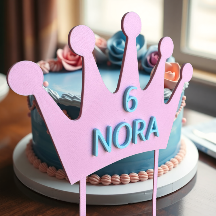 Afbeeldingen van Taarttopper Kroon – de perfecte finishing touch voor een prinsessen feest!