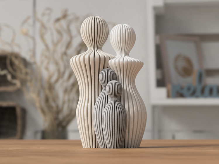 Afbeeldingen van Prachtig familiebeeld – een betekenisvolle decoratie of een liefdevol cadeau.