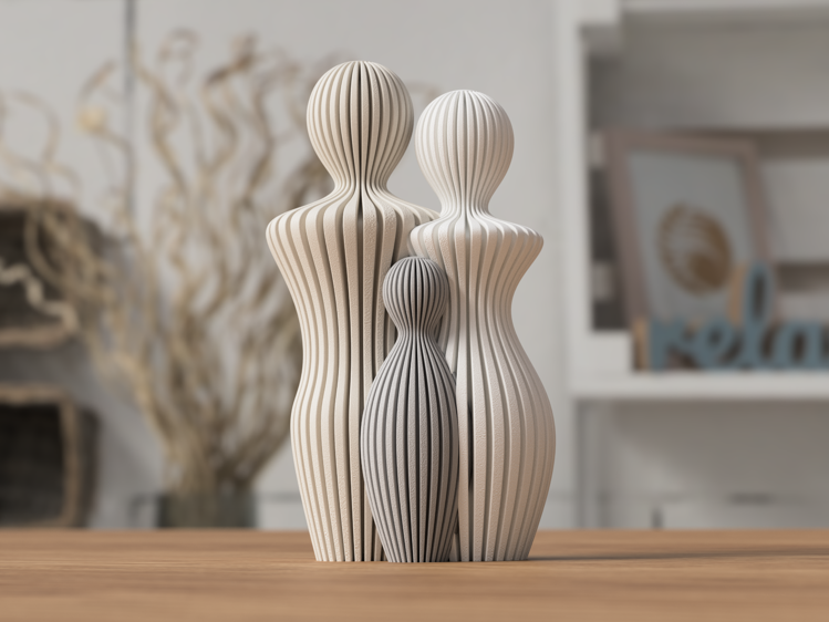 Afbeeldingen van Prachtig familiebeeld – een betekenisvolle decoratie of een liefdevol cadeau.