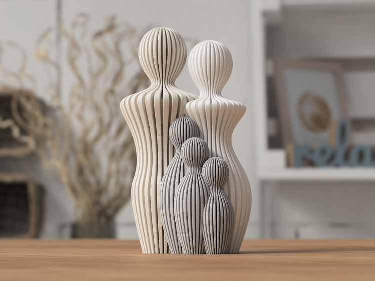 Afbeeldingen van Prachtig familiebeeld – een betekenisvolle decoratie of een liefdevol cadeau.