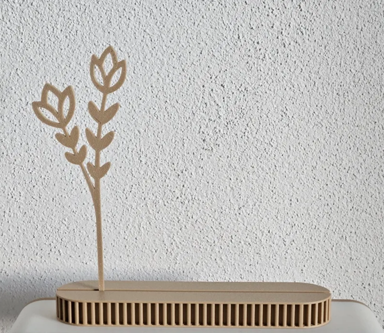 Afbeeldingen van Foto- & Kaarthouder met bloem – Perfect Cadeau - Bedankje voor de juf
