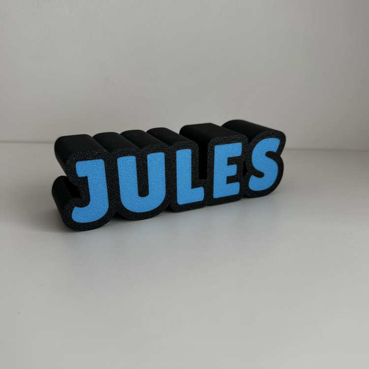 Afbeeldingen van Gepersonaliseerde 3D-geprinte naam / woorddecoratie – Kleuren op aanvraag | Duurzaam PLA