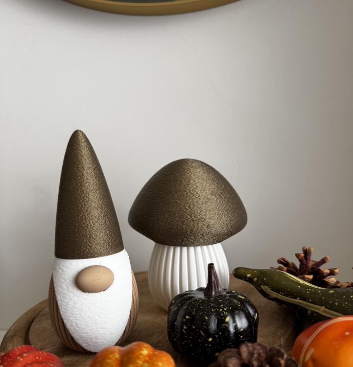 Afbeeldingen van Schattige Gnome-KLEIN- Bronze muts