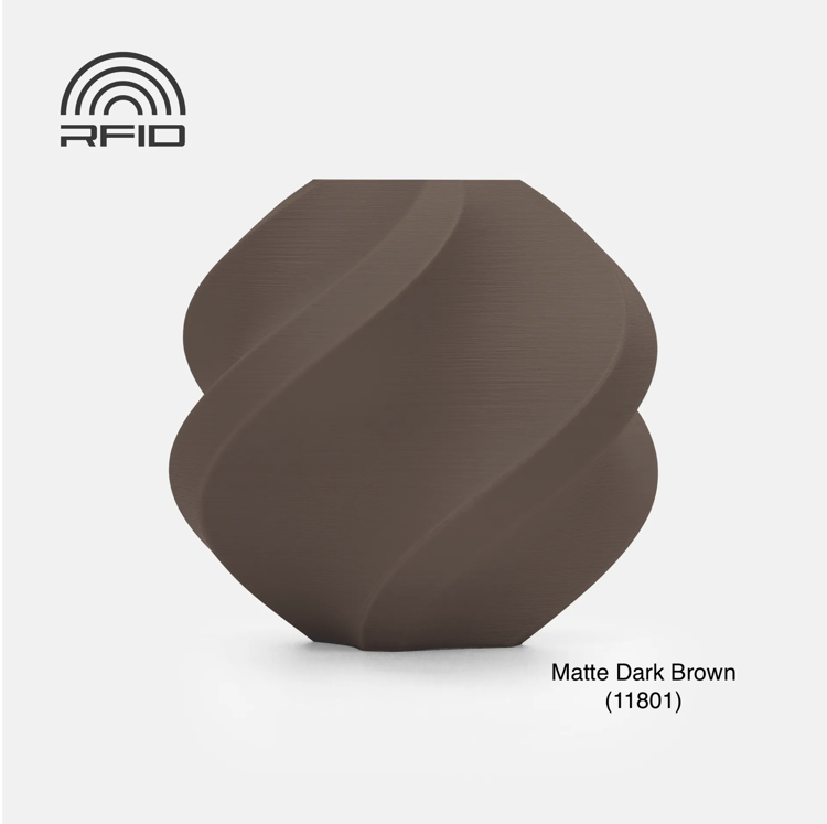 Afbeeldingen van 3D-geprint Eikelpotje – Decoratief & Functioneel-GROOT-Latte Brown en Dark Brown