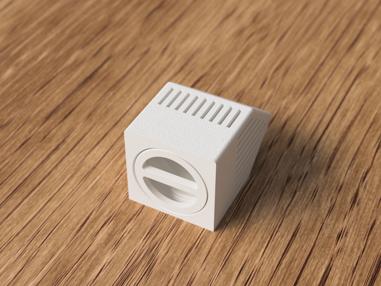 Afbeeldingen van Japandi Tealight Houses – 3D Geprint Set van 2 – Moderne Kerstdecoratie