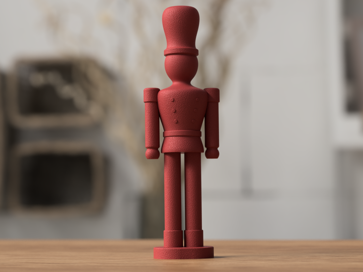 Afbeeldingen van 3D-geprinte Nutcracker – moderne kerstklassieker - 44cm