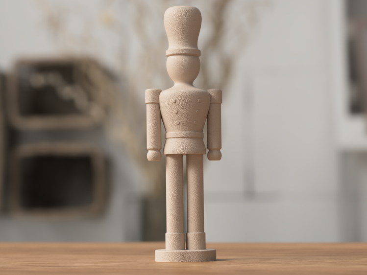 Afbeeldingen van 3D-geprinte Nutcracker – moderne kerstklassieker - 44cm