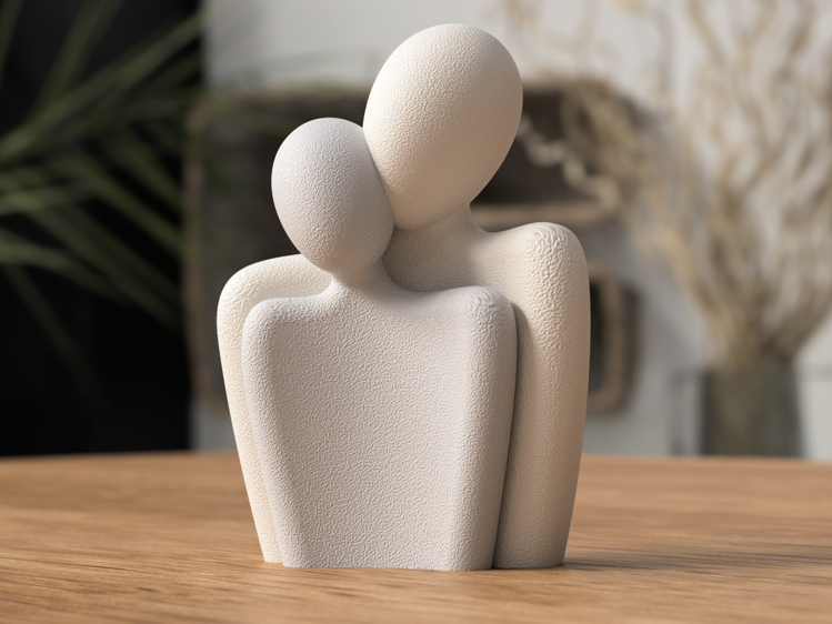 Afbeeldingen van Familie Beeld – 13,5 cm – Modern & Minimalistisch | Unieke Decoratie en Cadeau