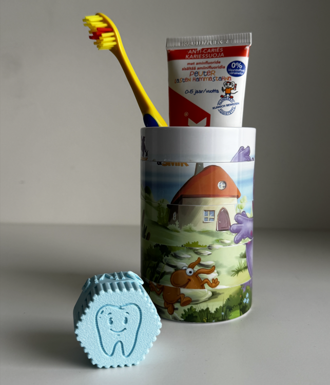 Afbeeldingen van Tandendoosje – Personaliseerbaar met Naam | Duurzaam PLA | Lokaal Gemaakt in Mol