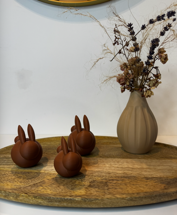 Afbeeldingen van bunny - konijn decoratie - set van 3