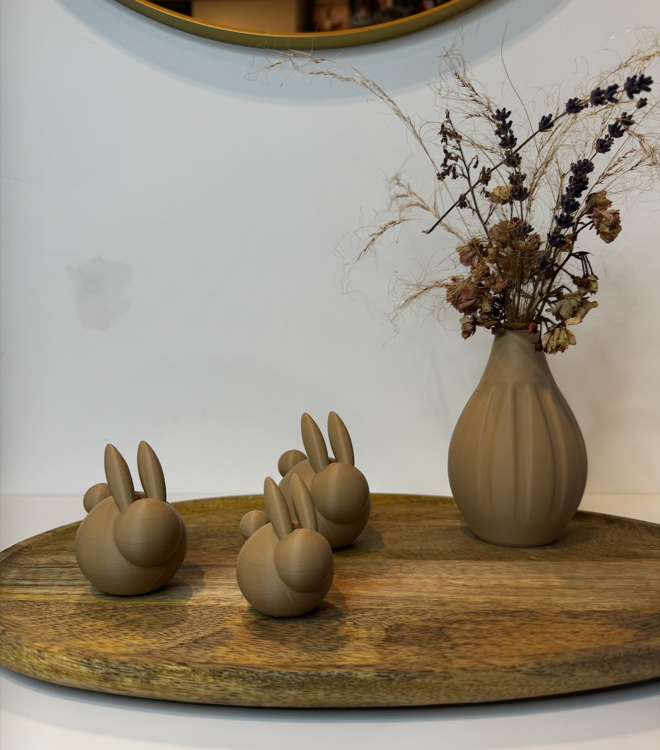 Afbeeldingen van bunny - konijn decoratie - set van 3