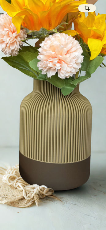 Afbeeldingen van Japandi Vaas – Waar Japans & Scandinavisch Design Samenkomen - in 2 kleuren - 20cm