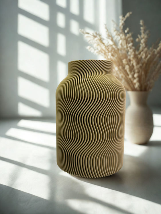 Afbeeldingen van Moderne Vaas Luna – Perfect voor het Lente-interieur