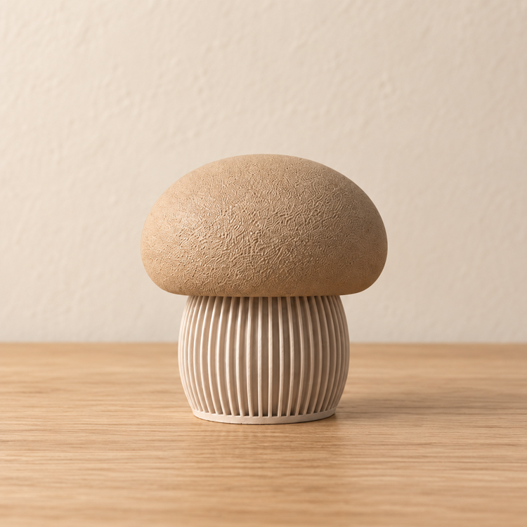 Afbeeldingen van Paddenstoelen met schroefdeksels | Herfstdecoratie | 3D-print | Decoratieve opbergbak | Moderne Scandinavische opbergruimte | Klein