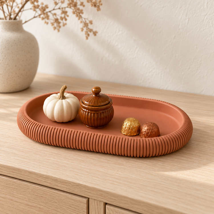 Afbeeldingen van Japandi Tray – Decoratieve Opbergschaal 19 cm