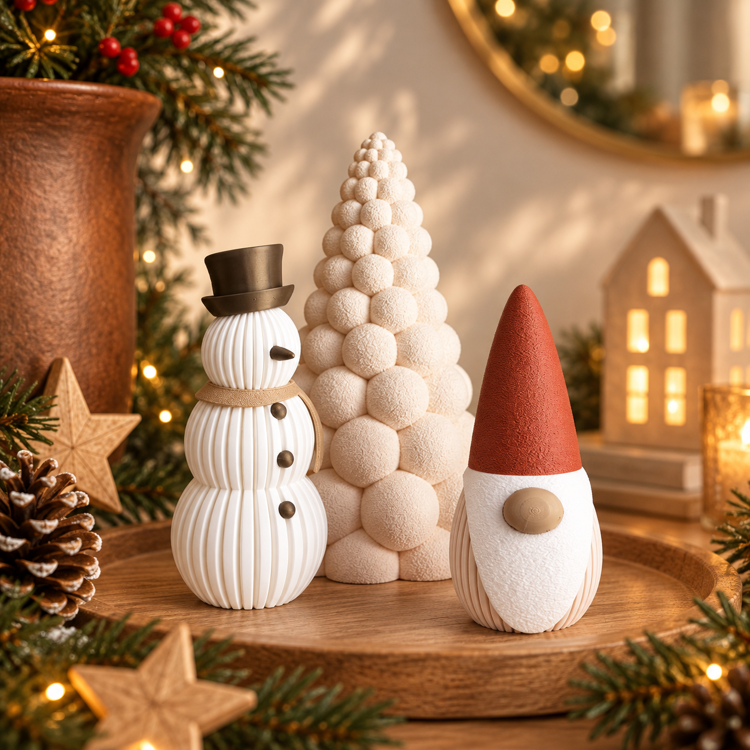 Afbeeldingen van Schattige Kerst Gnome-KLEIN-13cm