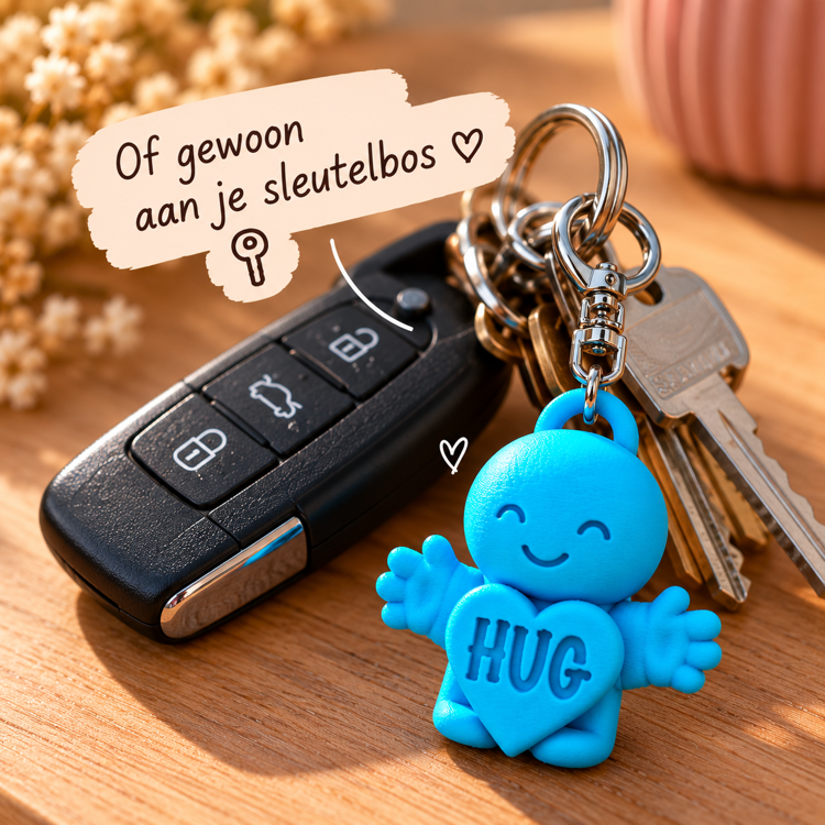 Afbeeldingen van By-Mi Pocket Hug sleutelhanger – een kleine HUG voor onderweg